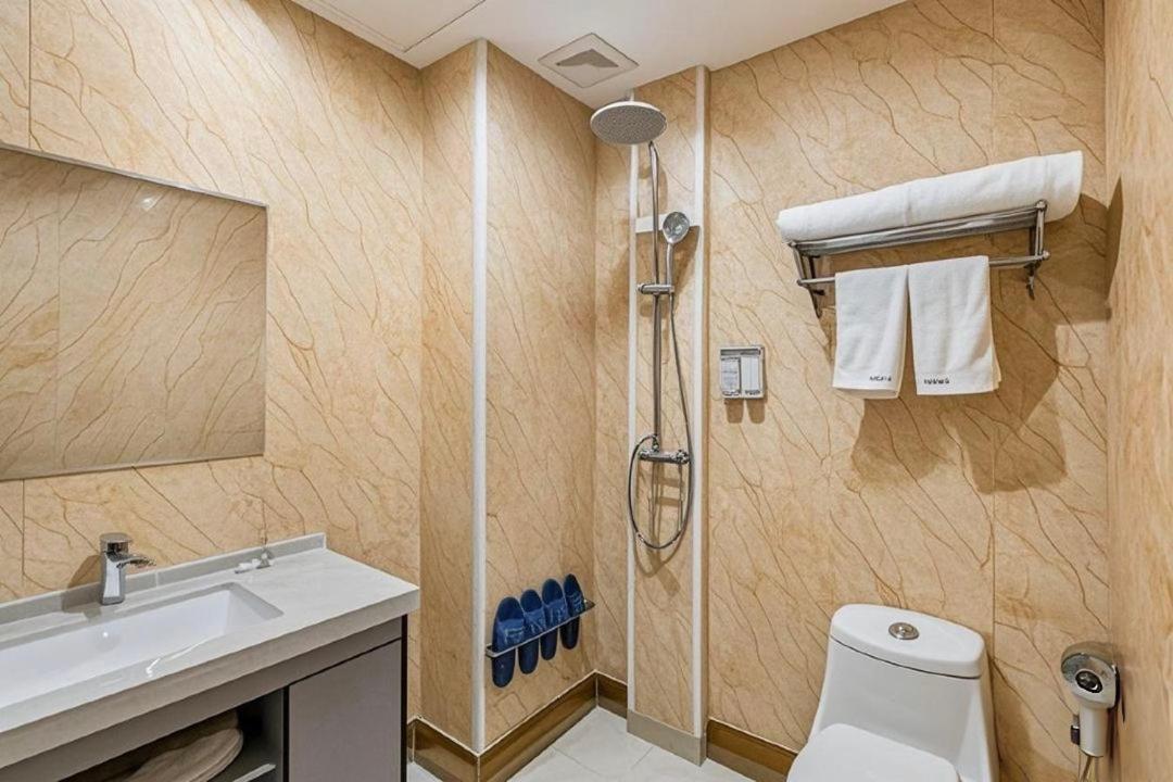 Qiqiaowu Hotel Beijing Daxing Airport Line Caoqiao Subway Station Branch מראה חיצוני תמונה